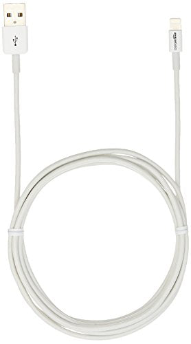 AmazonBasics Apple Certified Lightning to USB Cable - 6 Feet (1.8 Meters), White - ezschedule