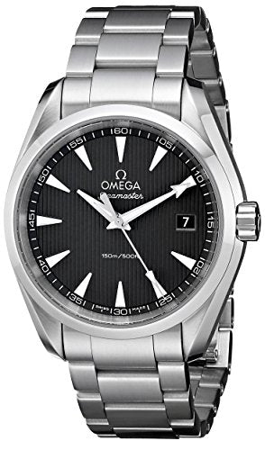 Omega Men's 231.10.39.60.06.001 Aqua Terra Quartz 38.5mm Analog Display Silver Watch - ezschedule