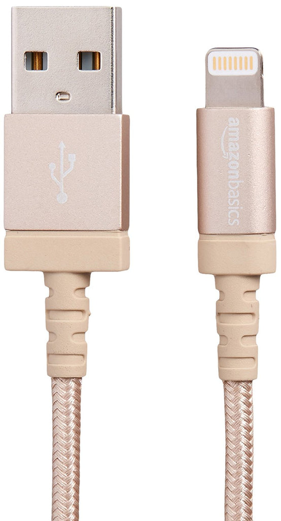 AmazonBasics Nylon Braided USB A to Lightning Compatible Cable - ezschedule