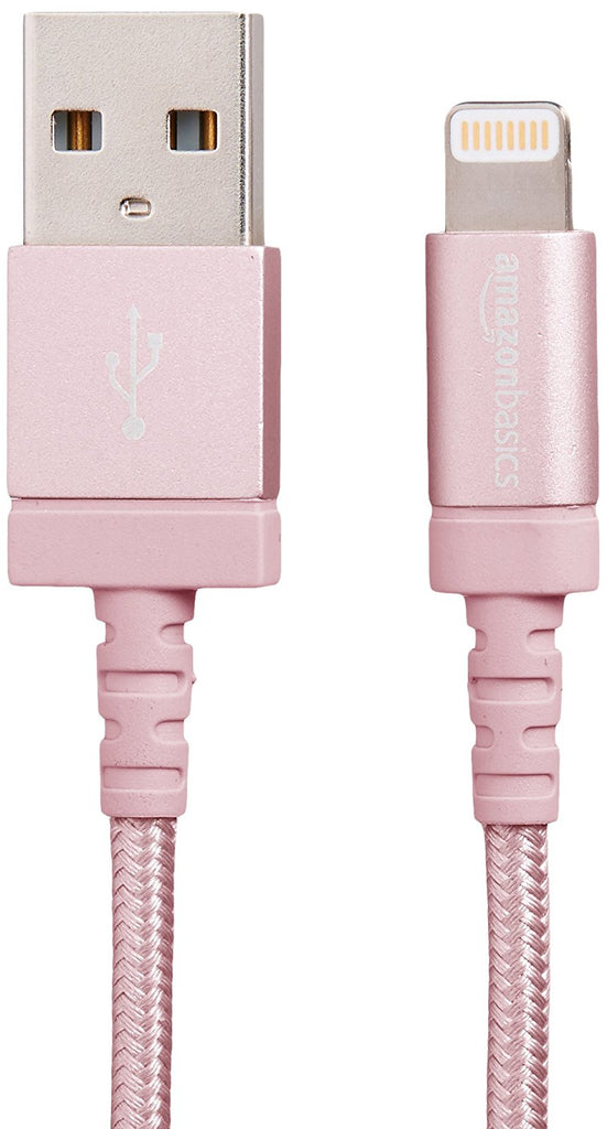 AmazonBasics Nylon Braided USB A to Lightning Compatible Cable - ezschedule