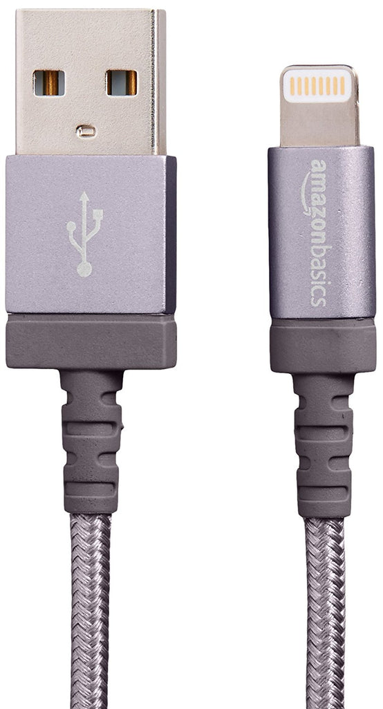 AmazonBasics Nylon Braided USB A to Lightning Compatible Cable - ezschedule